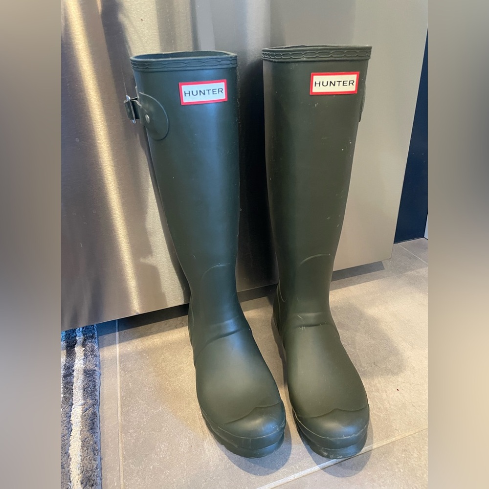 Hunter Green Women's Winter & Rain Boots